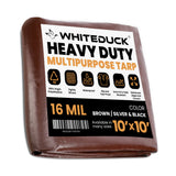 Super Heavy Duty Poly Tarp Cover Thick 16 Mil, 8 oz (30’ x 30’)