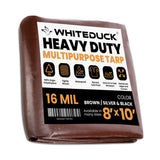 Super Heavy Duty Poly Tarp Cover Thick 16 Mil, 8 oz (30’ x 30’)