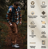 Pantalones jogger cargo elásticos 
