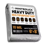 6' x 8' Heavy Duty Poly Tarp 10 mil, 6 oz.