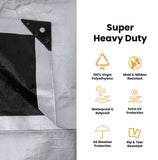6' x 8' Heavy Duty Poly Tarp 10 mil, 6 oz.