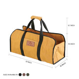Tote Shape Canvas Firewood Log Carriers