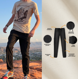 Pantalones jogger cargo elásticos 