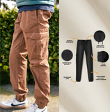 Pantalones jogger cargo elásticos 